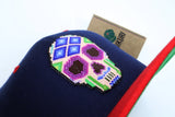 Hikuri Cap Azul Marino/Rojo - Calavera