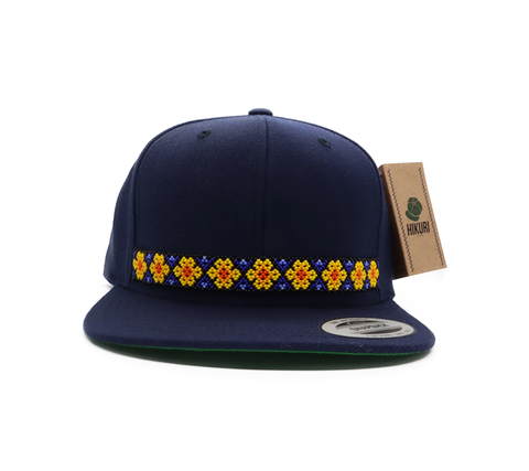 Hikuri Cap Azul Marino - Flores